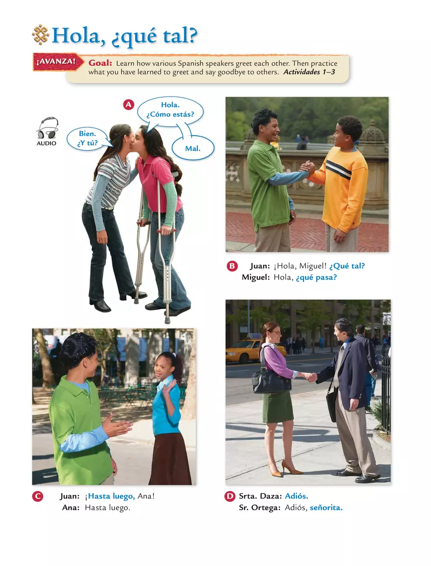 Learn How Various Spanish Speakers Greet Each Other - Page 2