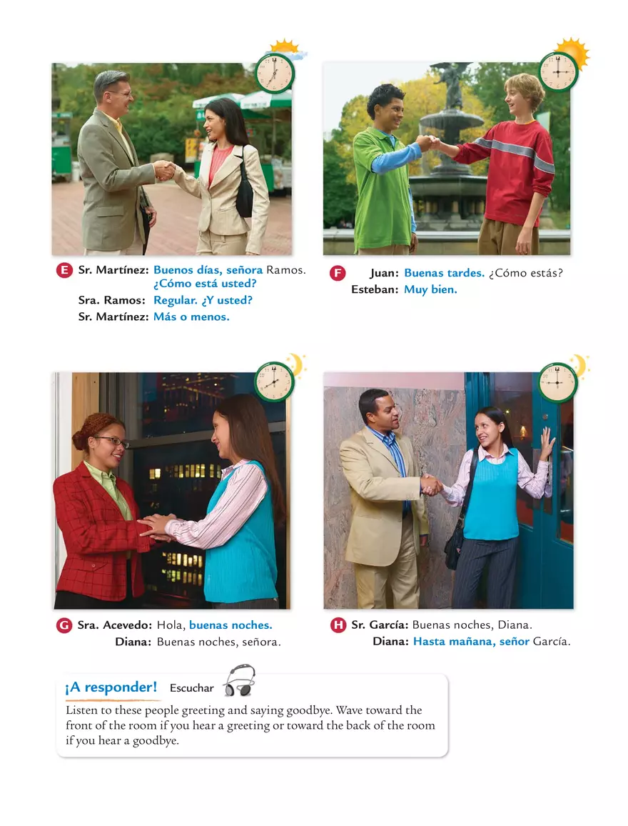 Learn How Various Spanish Speakers Greet Each Other - Page 3