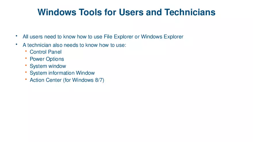 Windows Versions and Customer Service Lecture 2 - Page 12