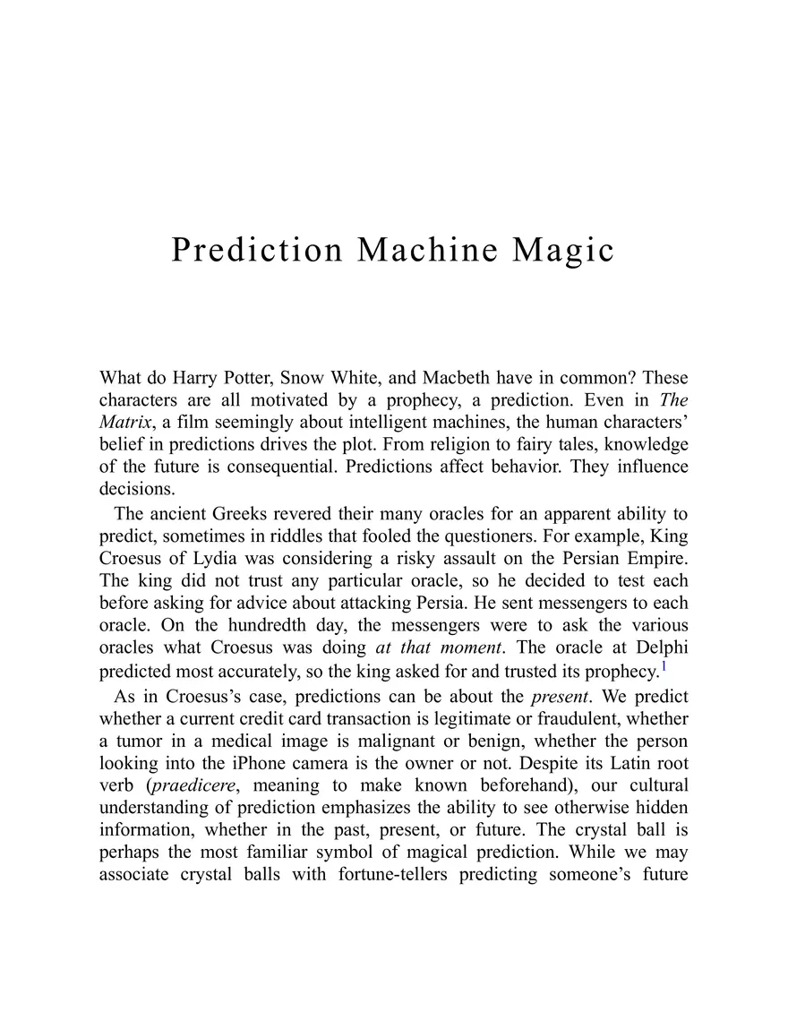 Prediction Machine Magic - Page 1