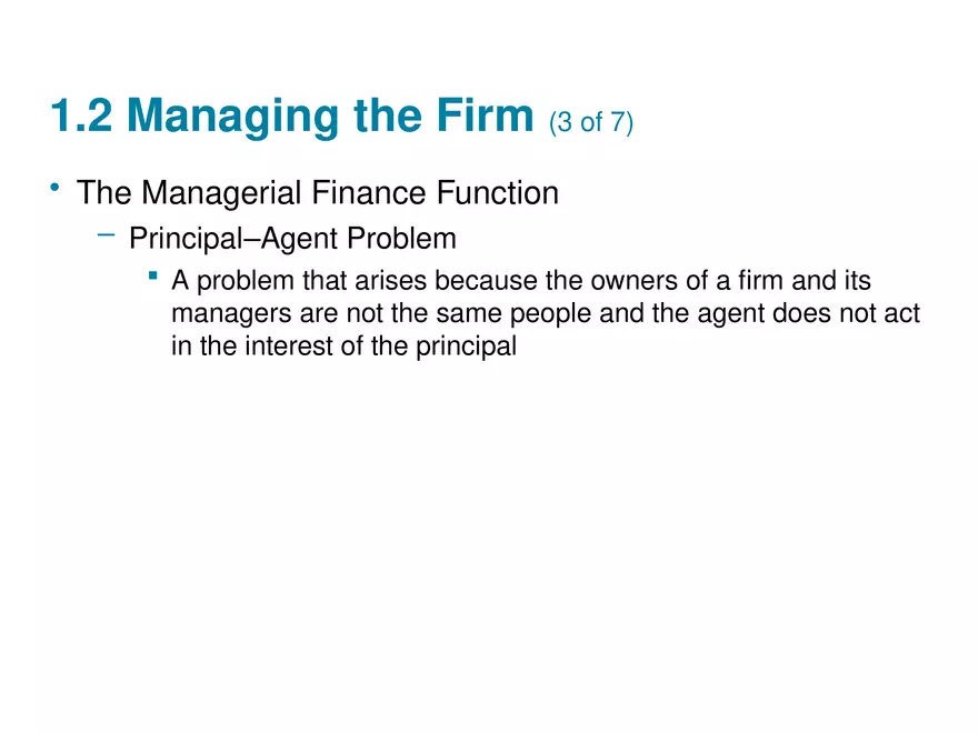 The Role of Managerial Lecture Note 3 - Page 7