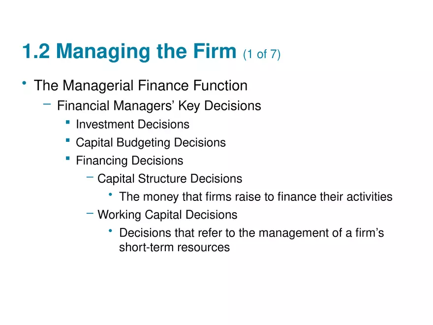The Role of Managerial Lecture Note 3 - Page 4