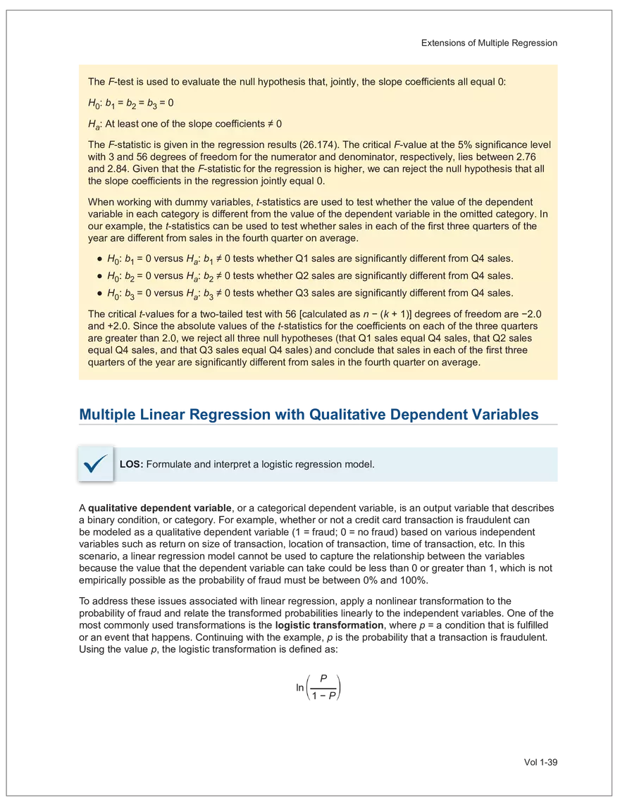 CFA L2 2024 Volume 1 - Quantitative Methods - Page 101