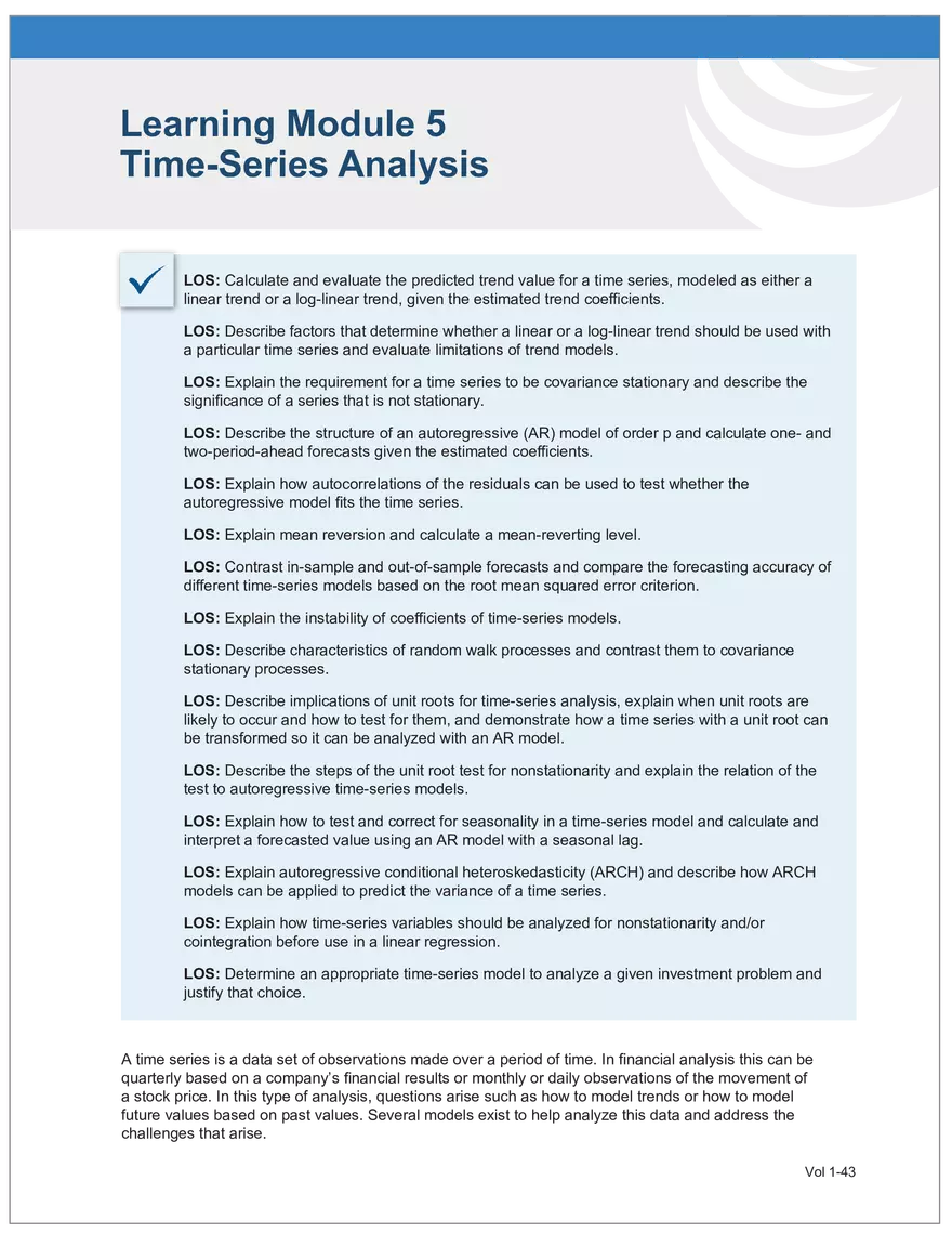 CFA L2 2024 Volume 1 - Quantitative Methods - Page 106