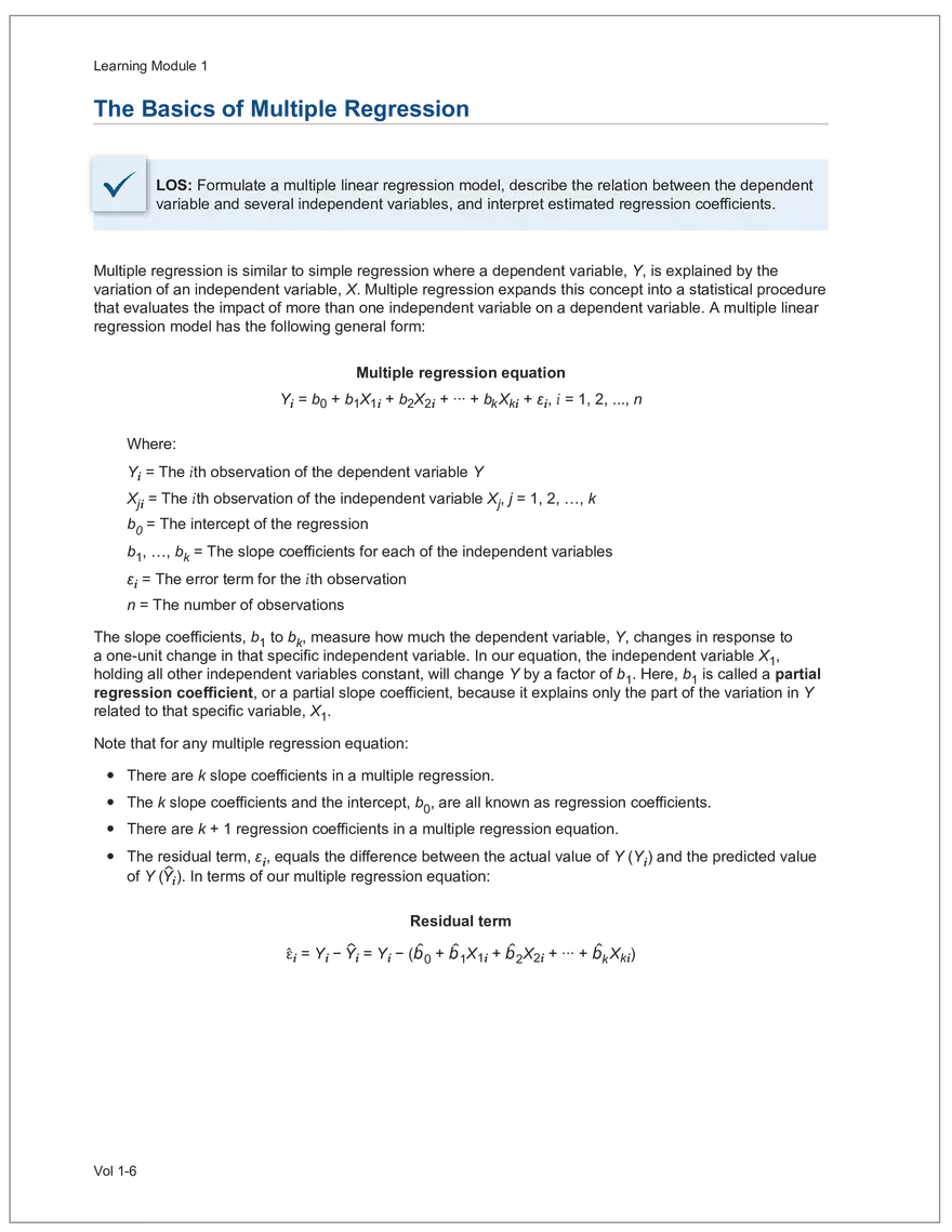 CFA L2 2024 Volume 1 - Quantitative Methods - Page 114