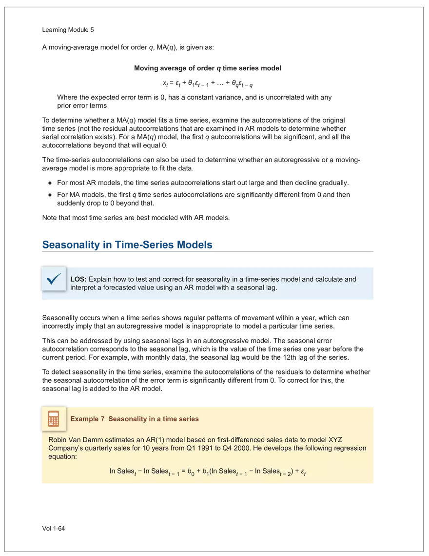 CFA L2 2024 Volume 1 - Quantitative Methods - Page 129