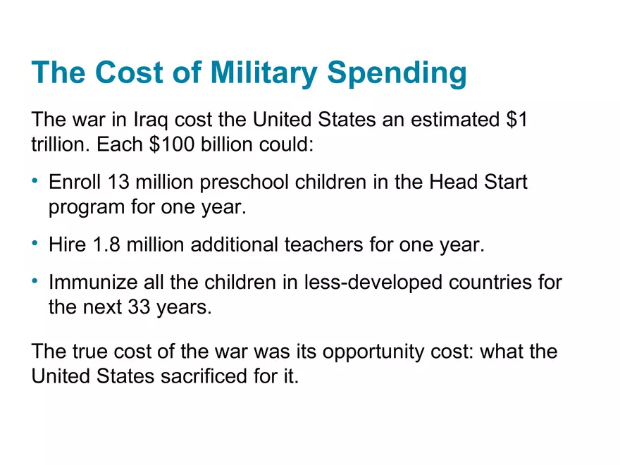 The Principle of Opportunity Cost Lecture - Page 2