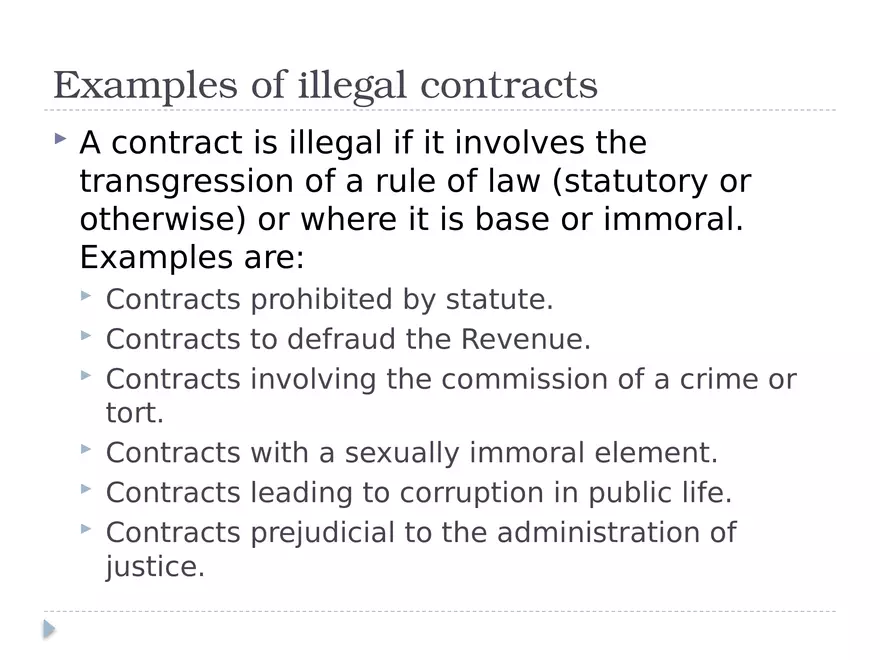 Illegal Contracts Lecture 2 - Page 9