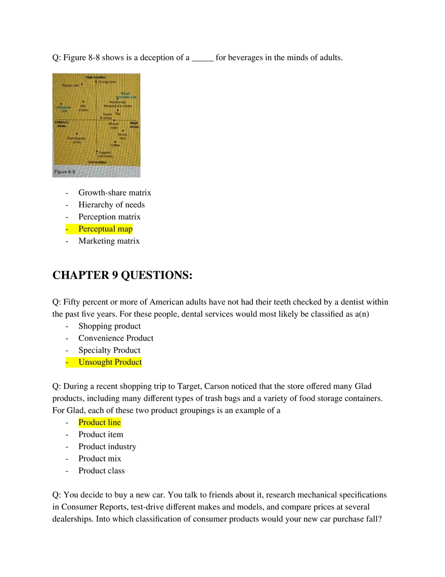 Marketing Fundamentals Midterm Answer Key Part 4 - Page 13