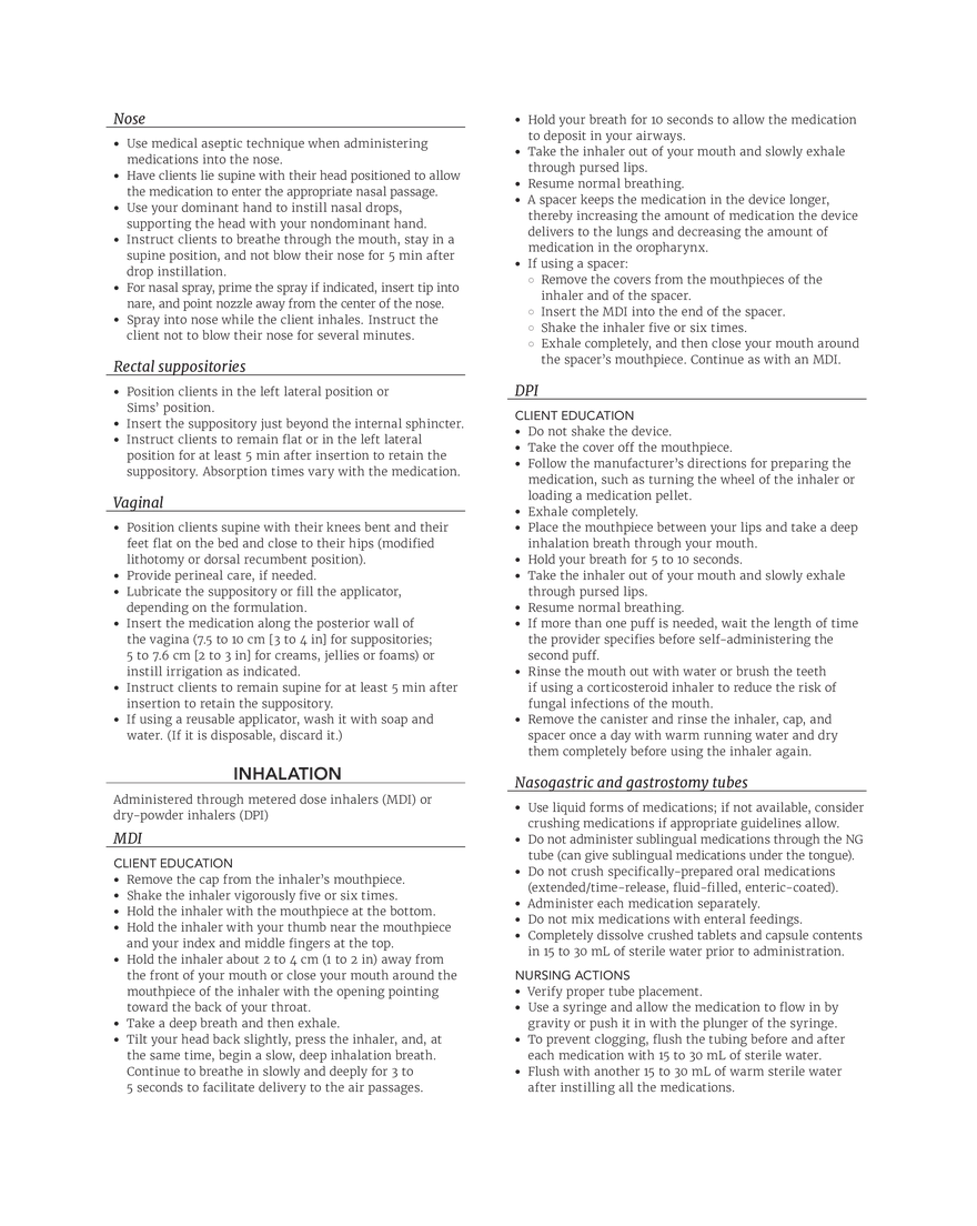 Pharmacokinetics and Routes of Administration - Page 4