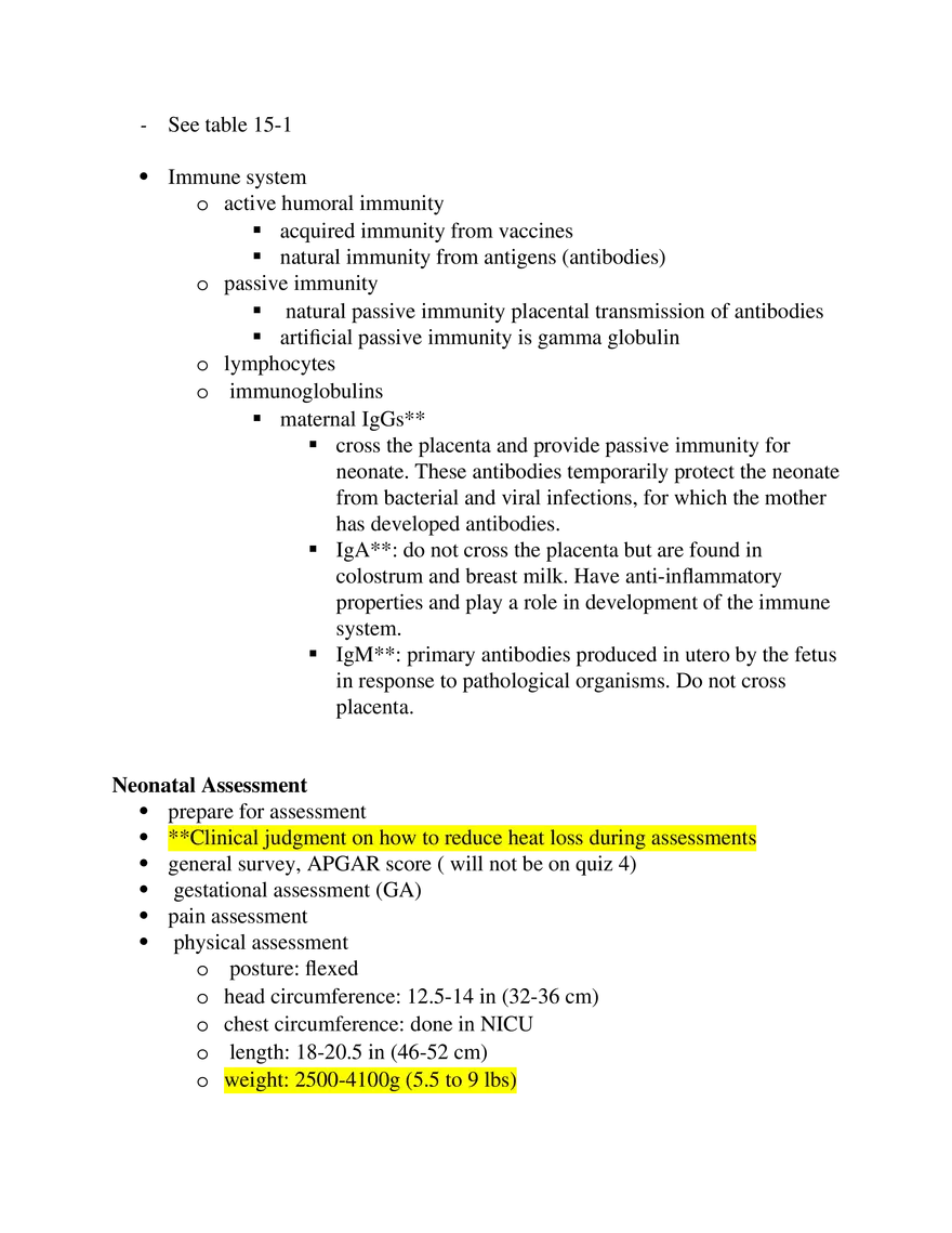 Postpartum Assessment and Immunization Guidelines Part 2 - Page 5