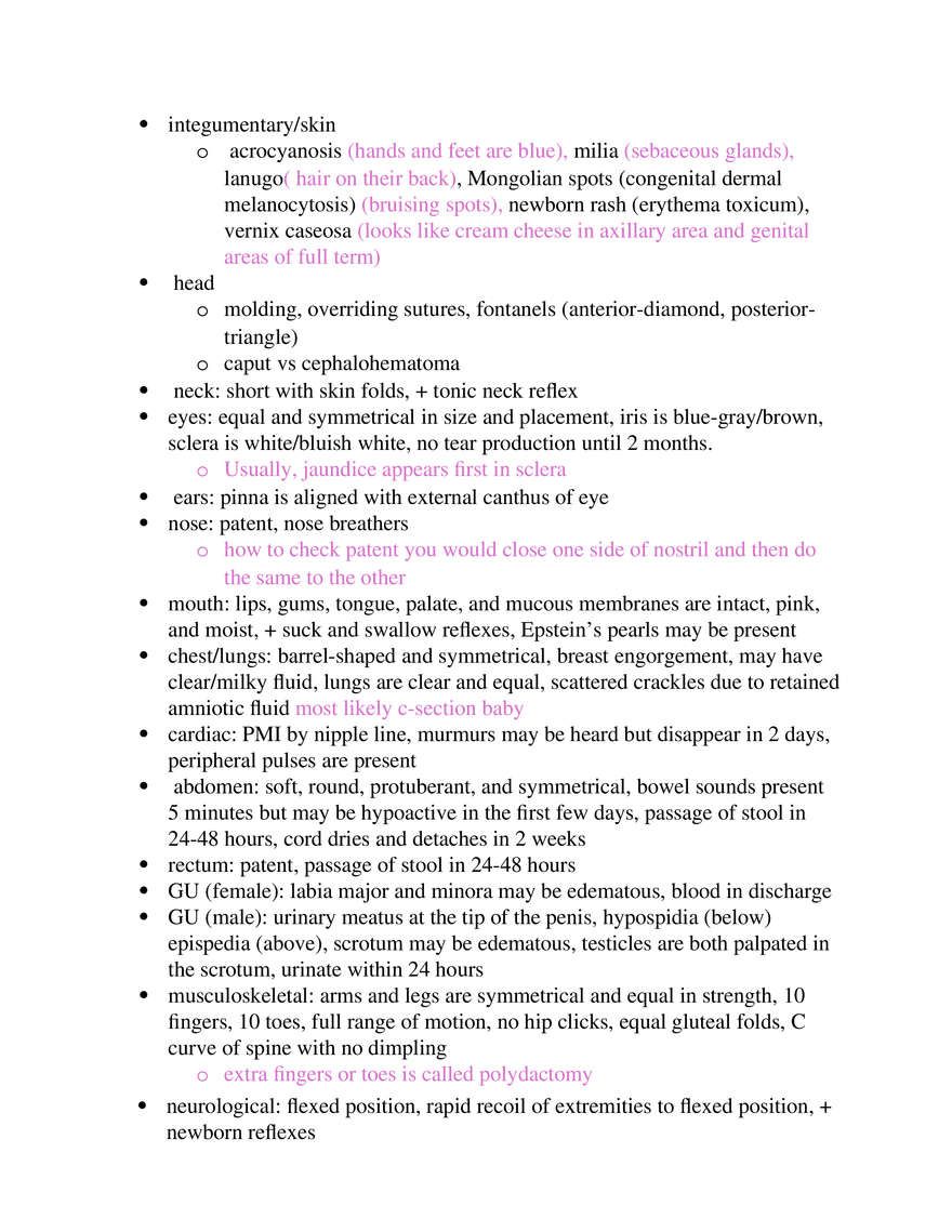 Postpartum Assessment and Immunization Guidelines Part 2 - Page 6