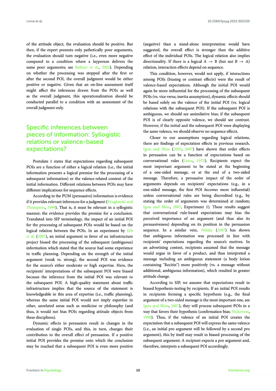 Sequential Information Processing in Persuasion - Page 14