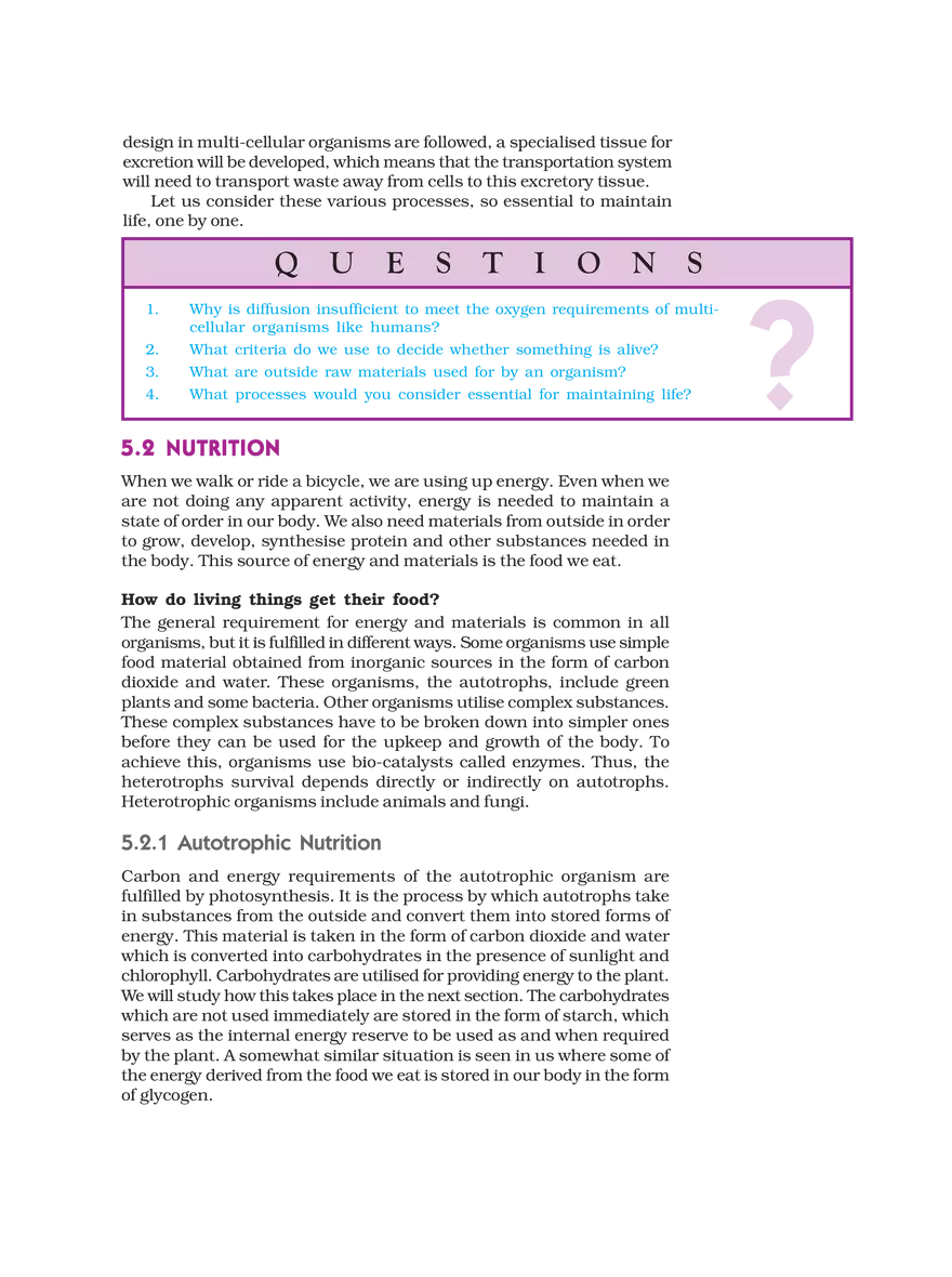 Signs and Characteristics of Living Organisms - Page 3