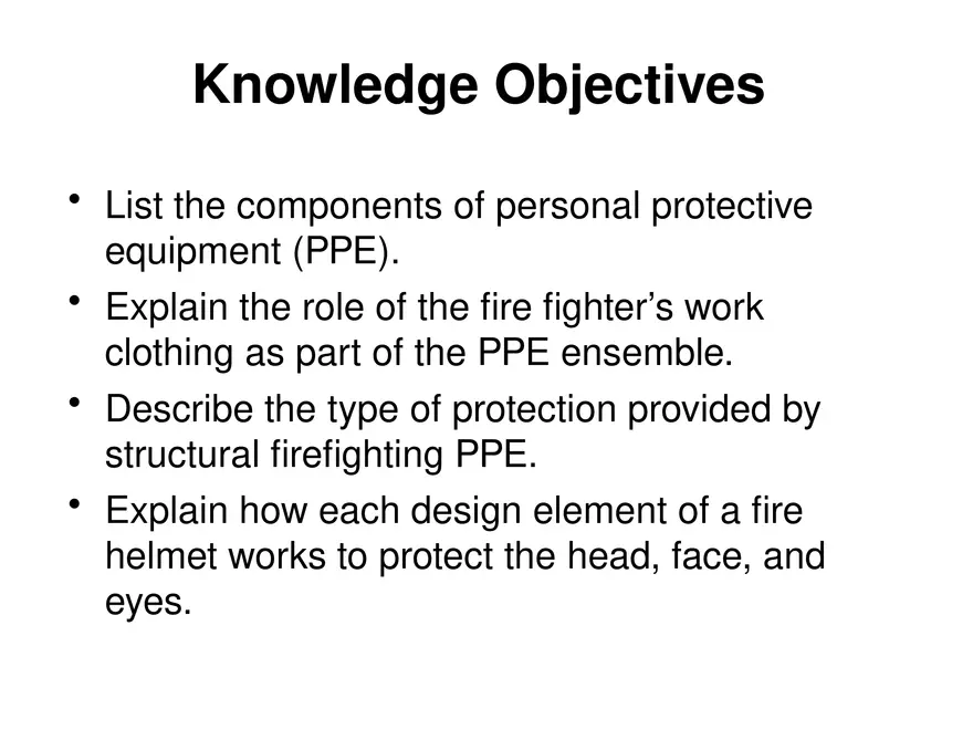 Chapter 3 Personal Protective Equipment Part 1 - Page 2