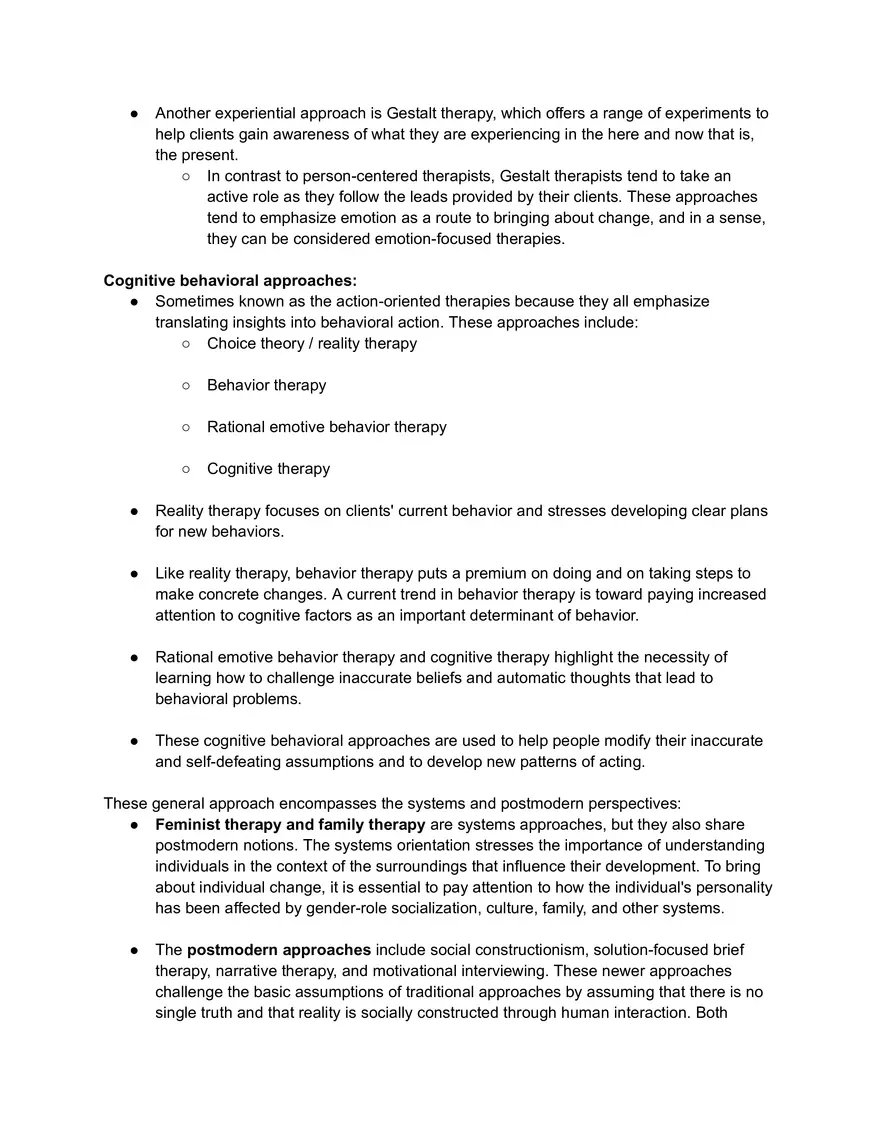 Theoretical Approaches to Counselling and Psychotherapy - Page 4