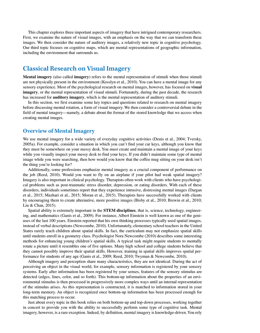 Mental Imagery and Cognitive Maps - Page 2