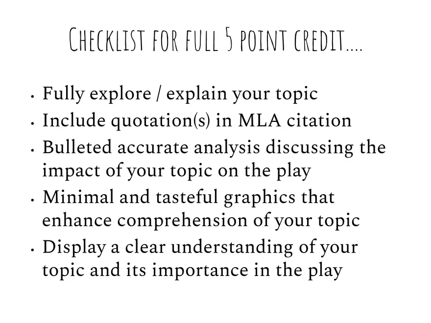 Antigone Test Group Presentation Guidelines - Page 2