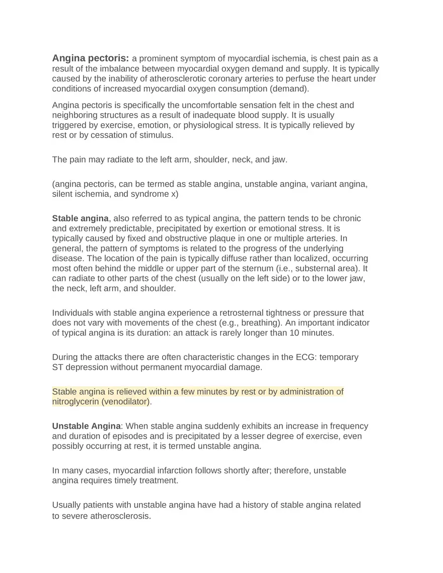 Intro to Cardiology Module 1 Guide Part 10 - Page 1