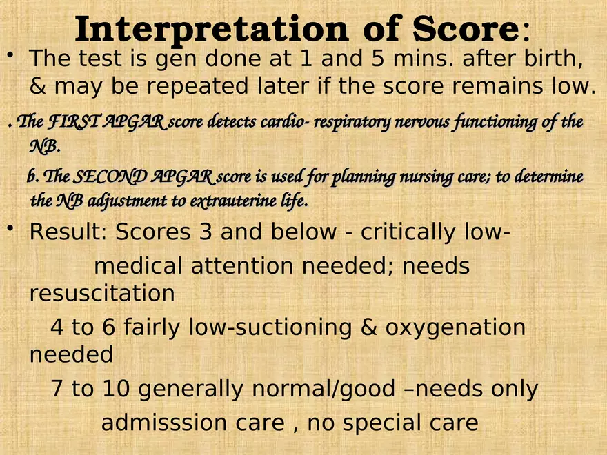 Profile of the Newborn Lecture Part 1 - Page 7