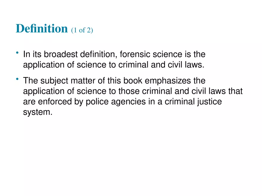 Criminalistics - An Introduction to Forensic Science Part 1 - Page 2