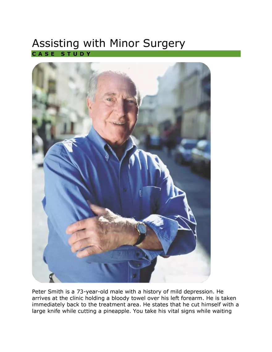 Assisting with Minor Surgery - Page 1