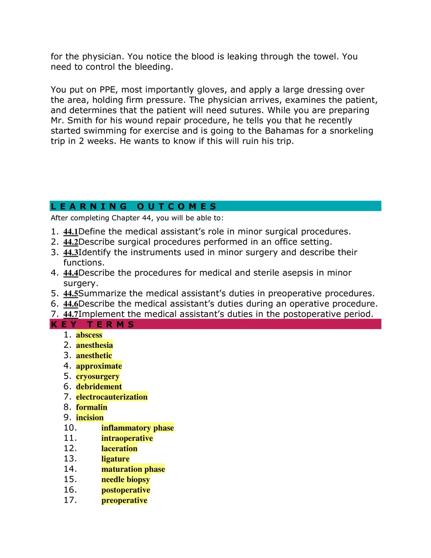 Assisting with Minor Surgery - Page 2