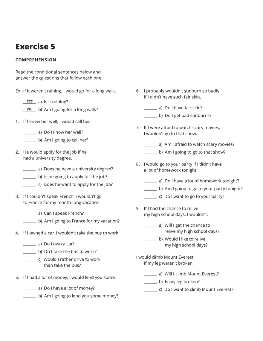 Grammar Notes The Second Conditional - Page 15