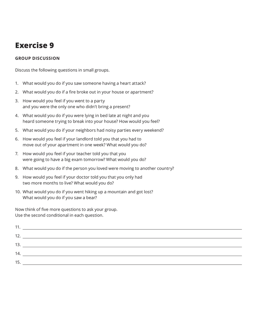 Grammar Notes The Second Conditional - Page 4