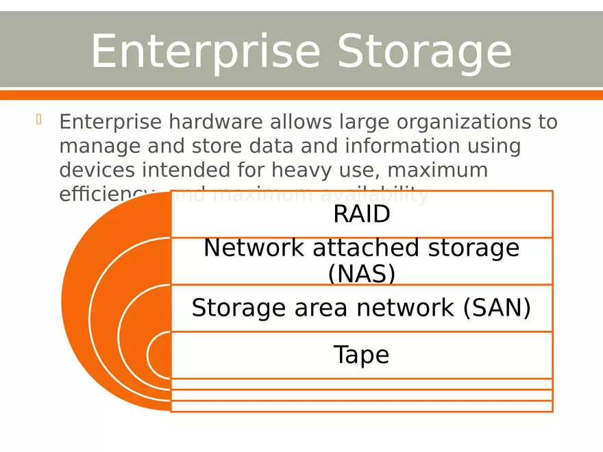 Importance of Secondary Storage in Computing Part 4 - Page 1