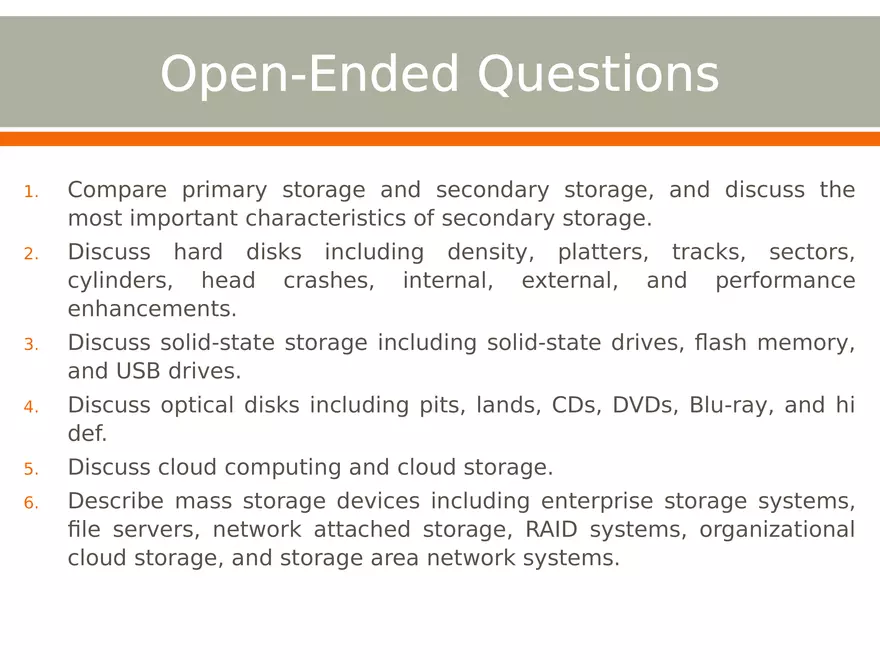 Importance of Secondary Storage in Computing Part 4 - Page 4
