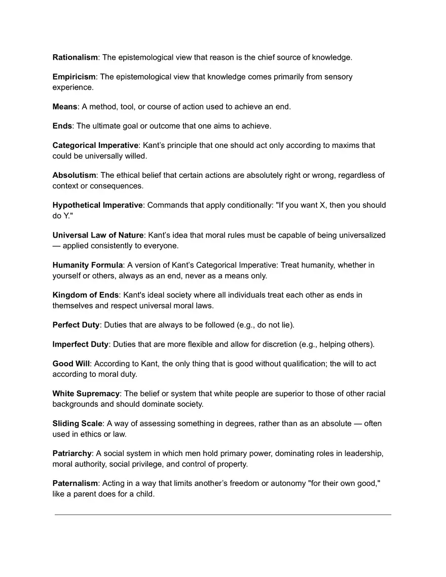 Key Philosophical Concepts in Ethics and Political Theory - Page 3