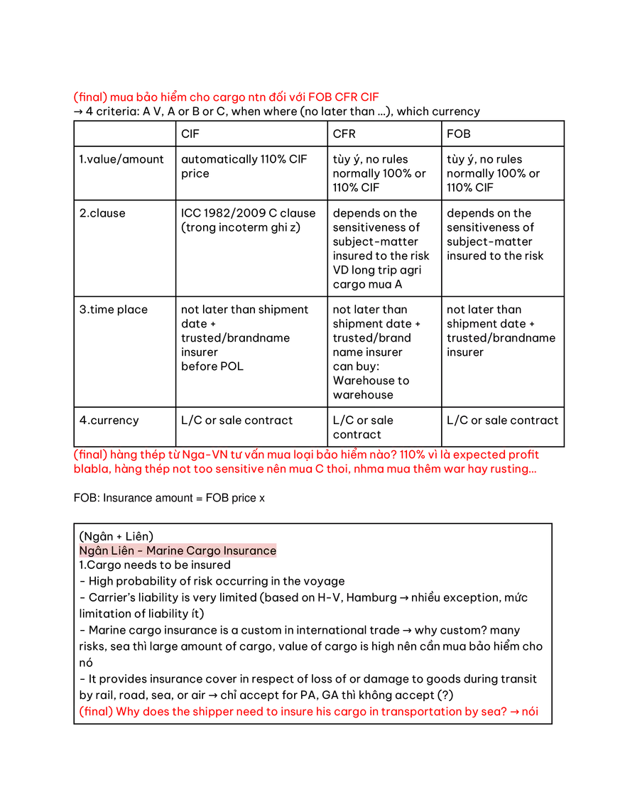 Marine Insurance Study Guide Part 2 - Page 10
