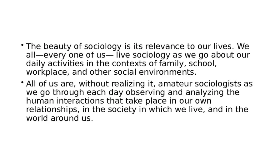 Chapter 1 What is Sociology - Page 10