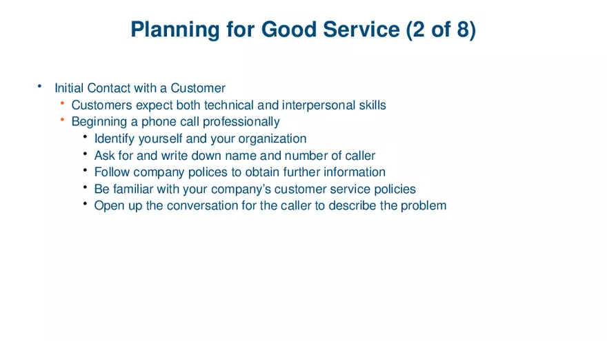 Windows Versions and Customer Service Lecture 5 - Page 2