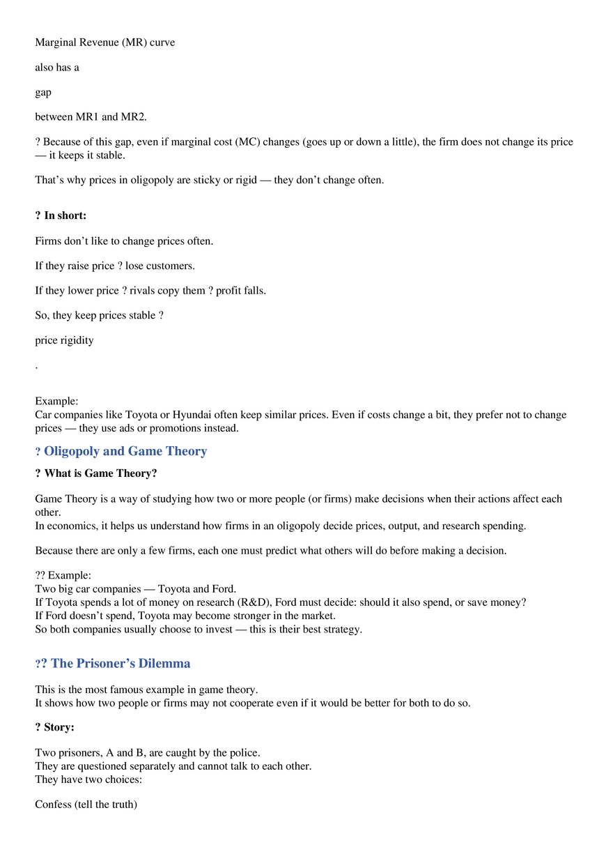 Meaning and Definition of Oligopoly - Page 6