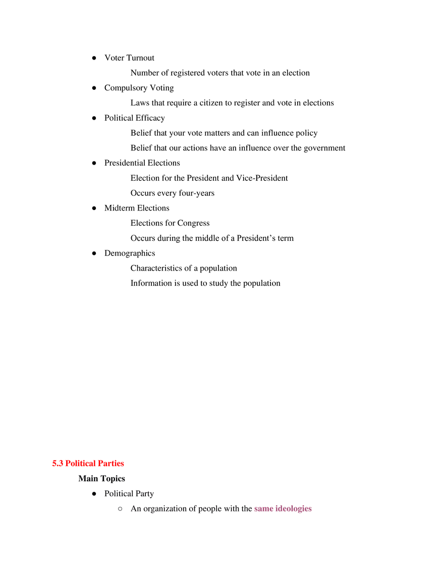 Unit 5 Political Participation - Page 2