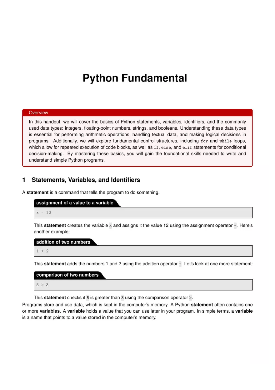 Pyton Fundamental - Page 1