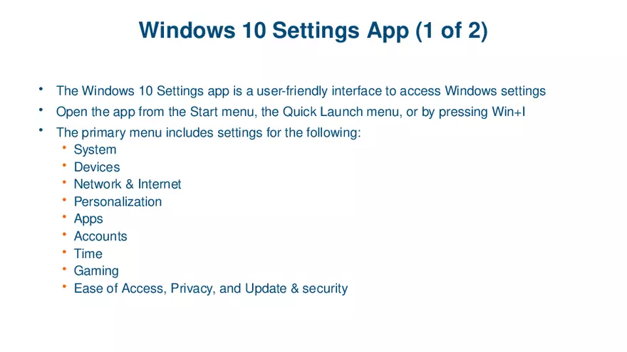 Windows Versions and Customer Service Lecture 3 - Page 9