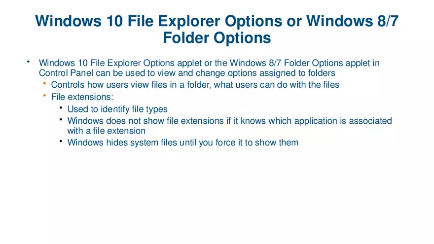 Windows Versions and Customer Service Lecture 3 - Page 3