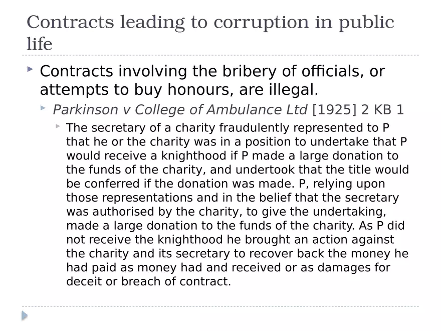 Illegal Contracts Lecture 4 - Page 11