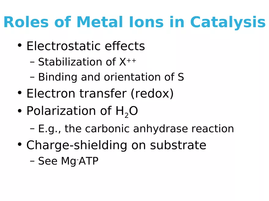 Principles of Biochemistry - Enzymes Lecture 3 - Page 7