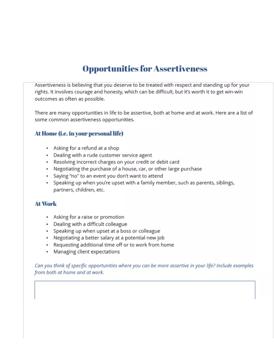 How to be Assertive and Likeable - Page 3