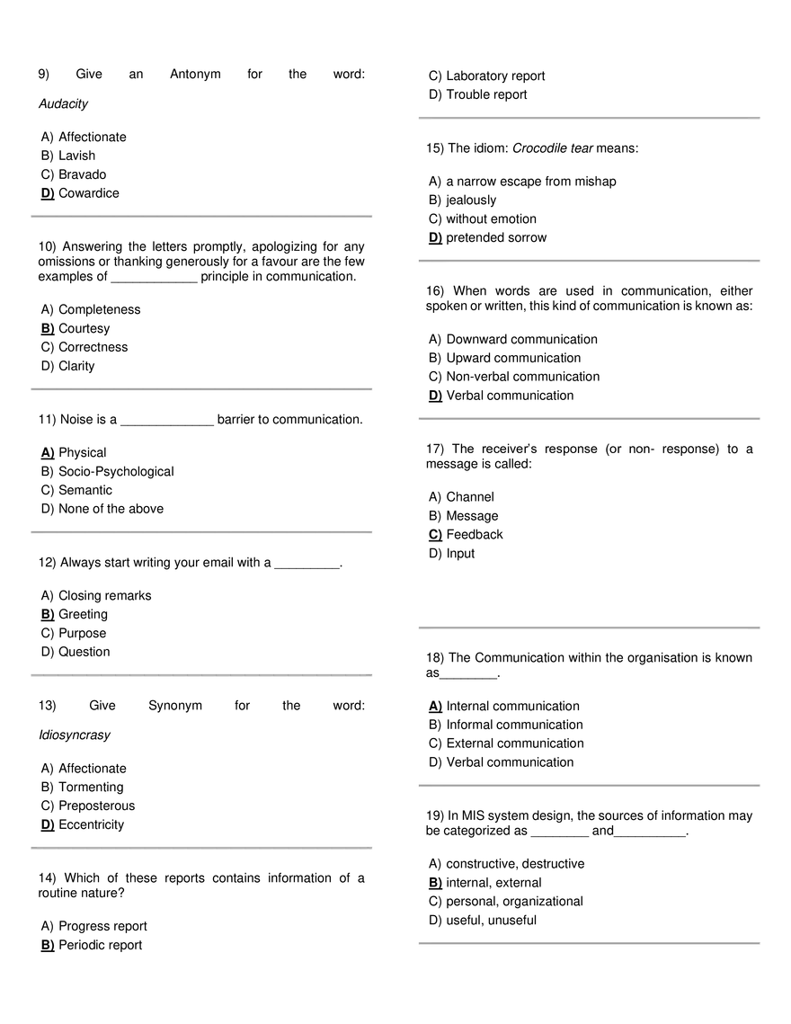 Section 1 - Business Communication - Page 2