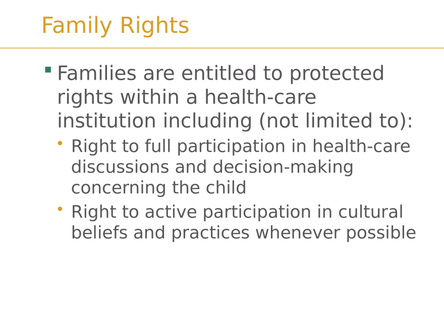 Family Rights - Page 1
