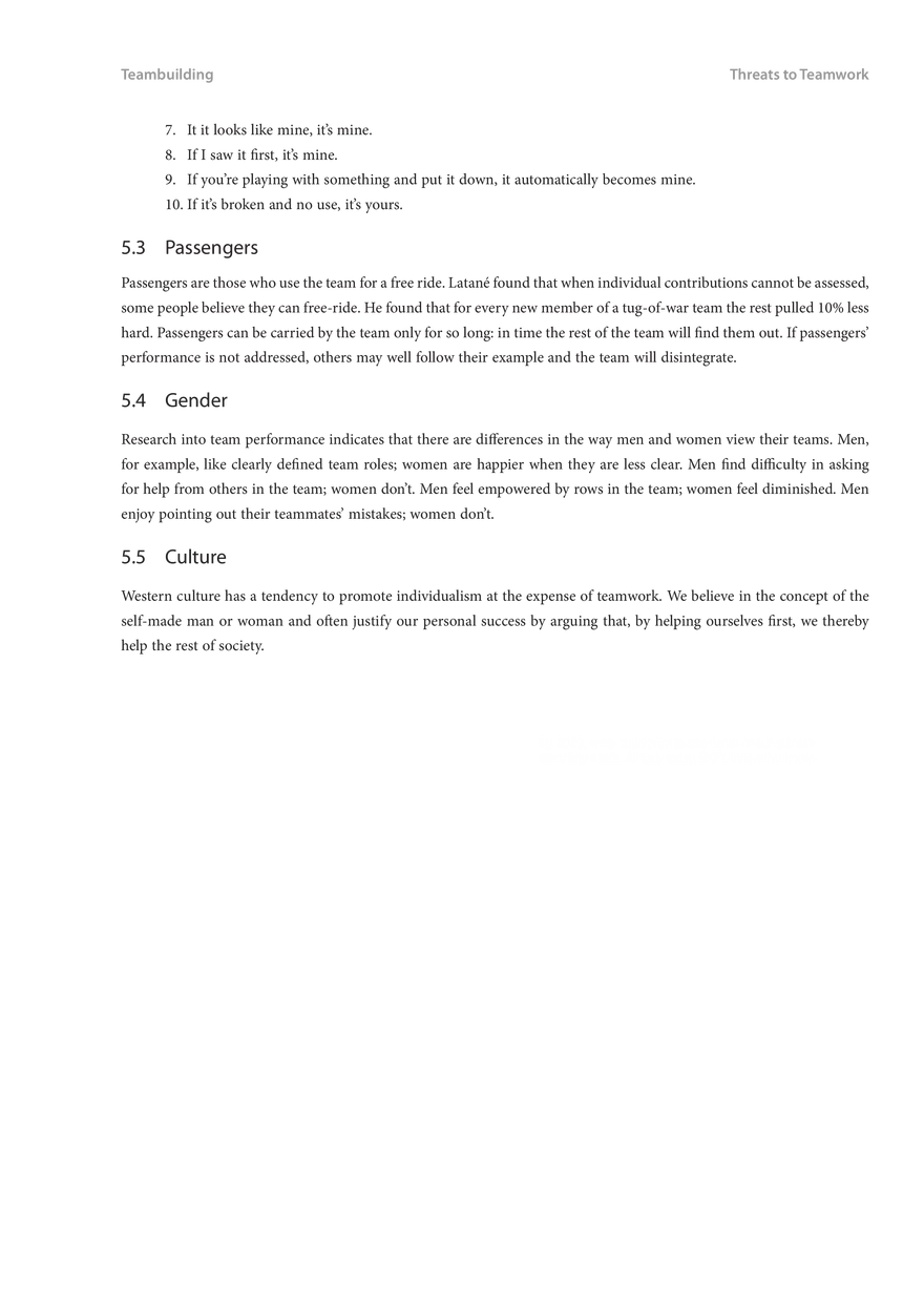 Introduction to Teambuilding 2 - Page 9