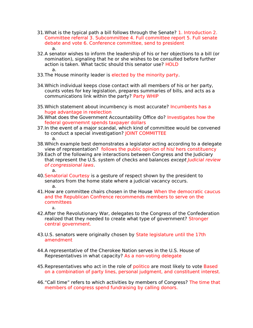 Structure and Functions of the U.S. Congress - Page 3
