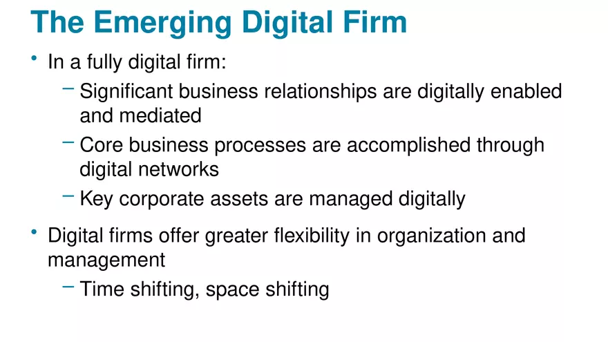 Managing the Digital Firm Lecture Note - Page 15