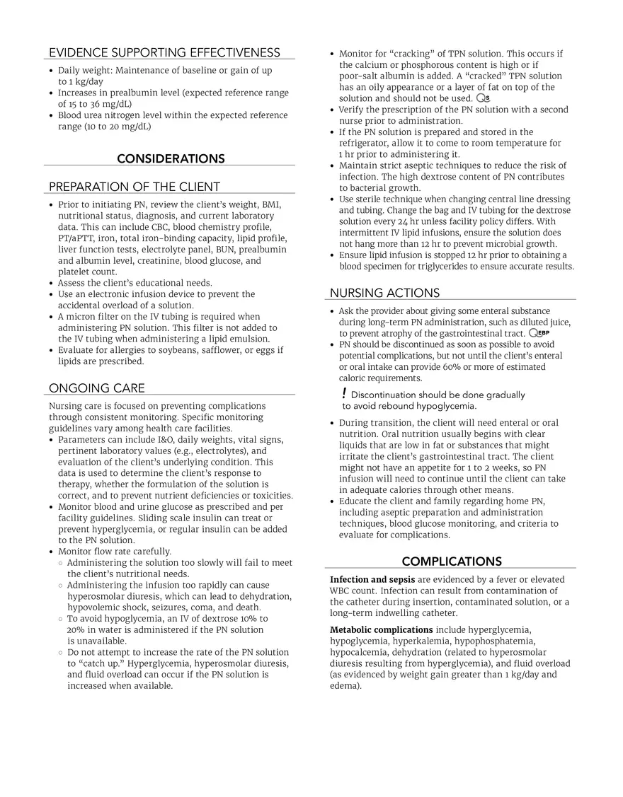 Total Parenteral Nutrition - Page 2