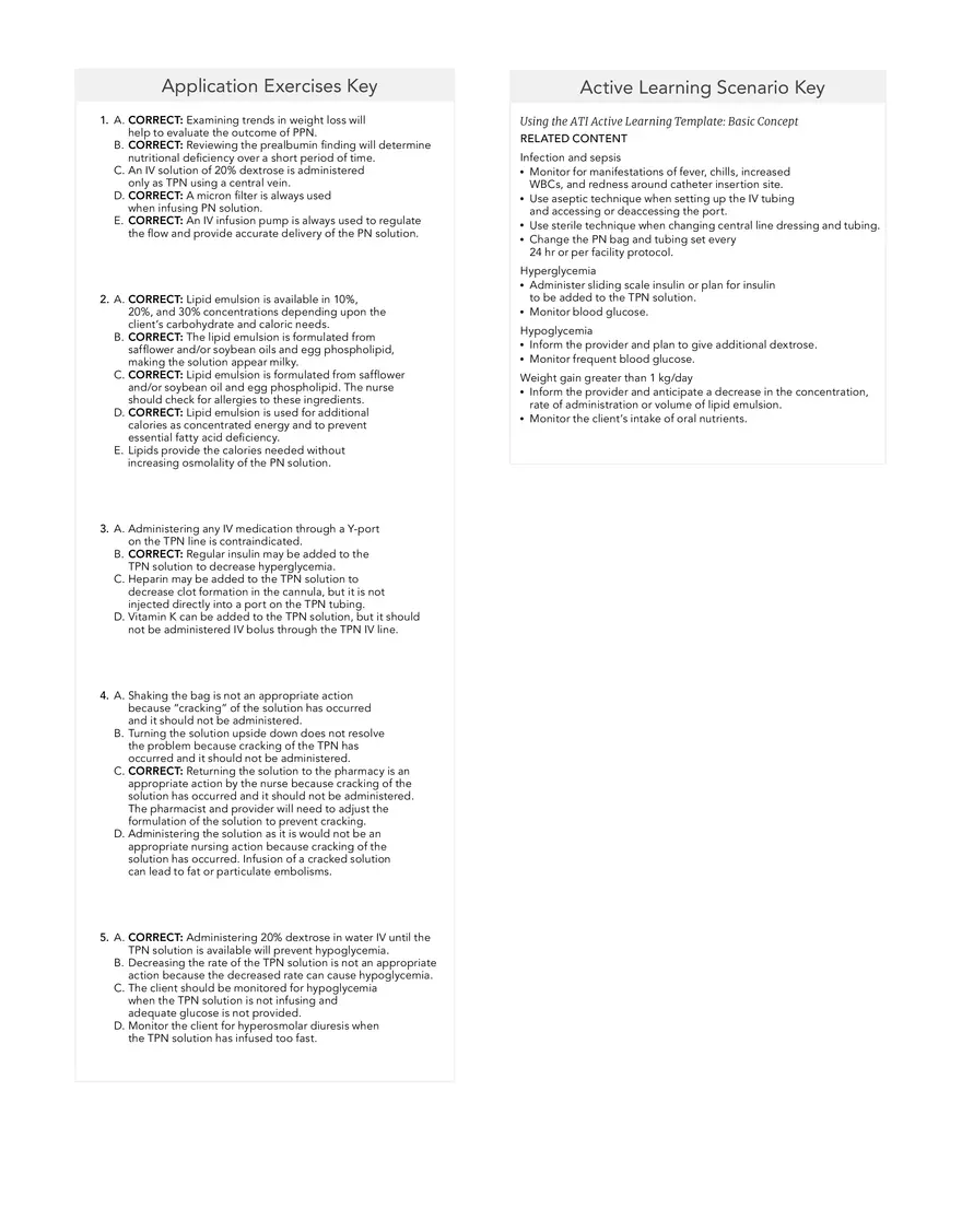 Total Parenteral Nutrition - Page 4